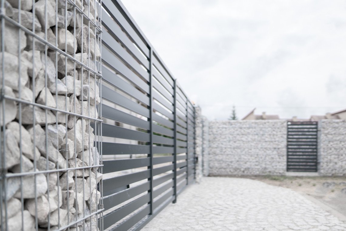 Częściowe ogrodzenie Wiśniowski z ogrodzenim posesyjnym Białystok