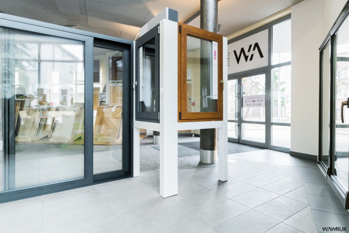 okna w Białymstoku Salon Wawruk okna pasywne energooszczędne na profilach veka schuco rehau eurocolor