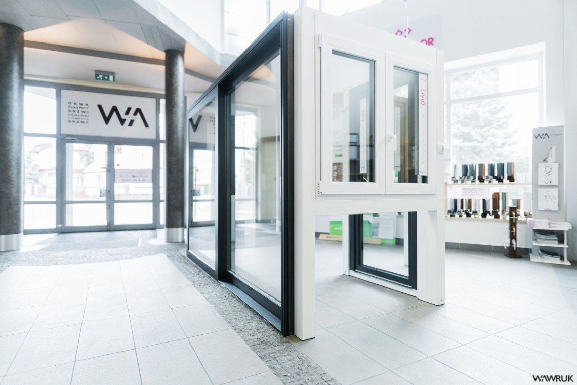 okna w Białymstoku Salon Wawruk okna pasywne energooszczędne na profilach veka schuco rehau eurocolor