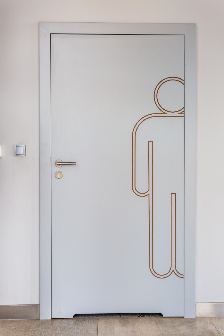 Pojedyńcze drzwi wejściowe do łazienki WC Białystok
