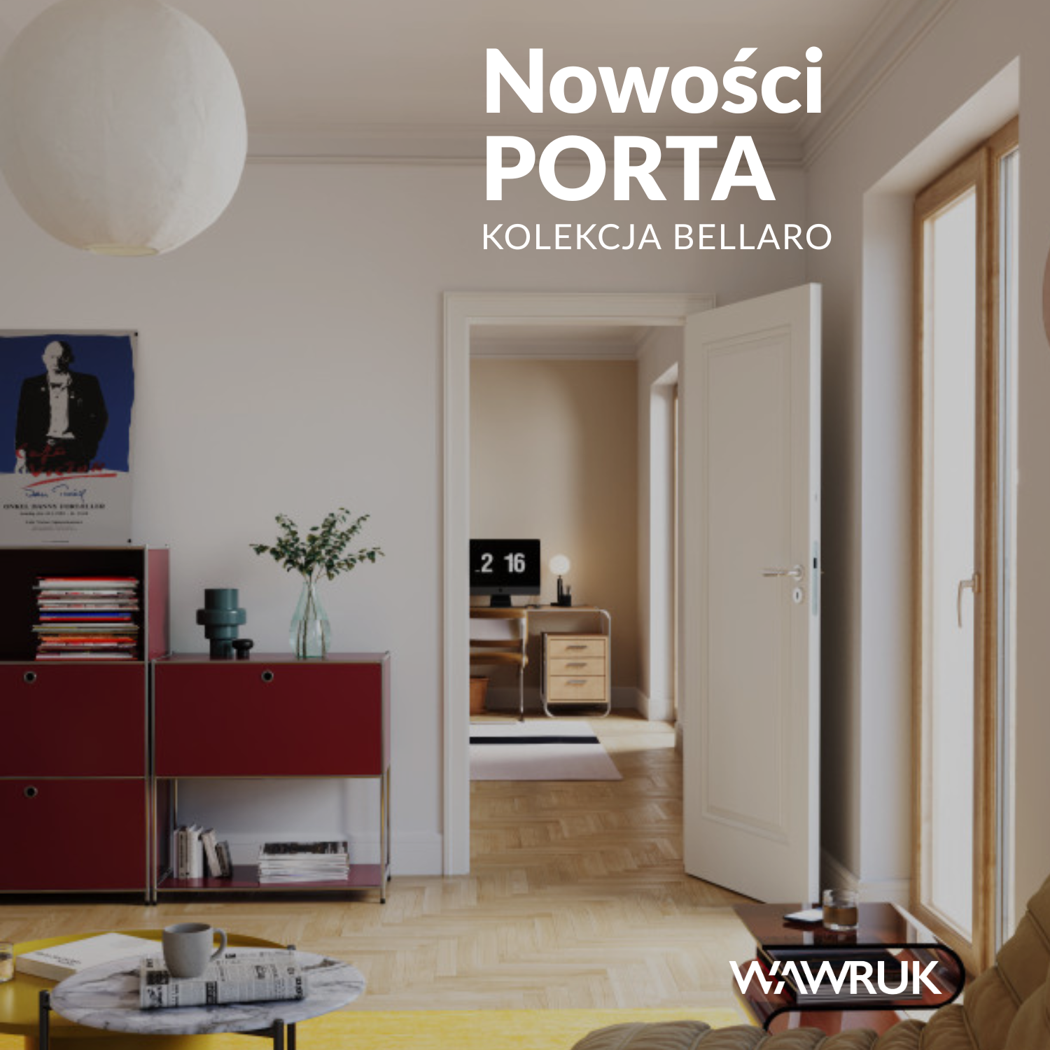 PORTA BELLARO — kolekcja drzwi wewnętrznych w stylu Modern Classic