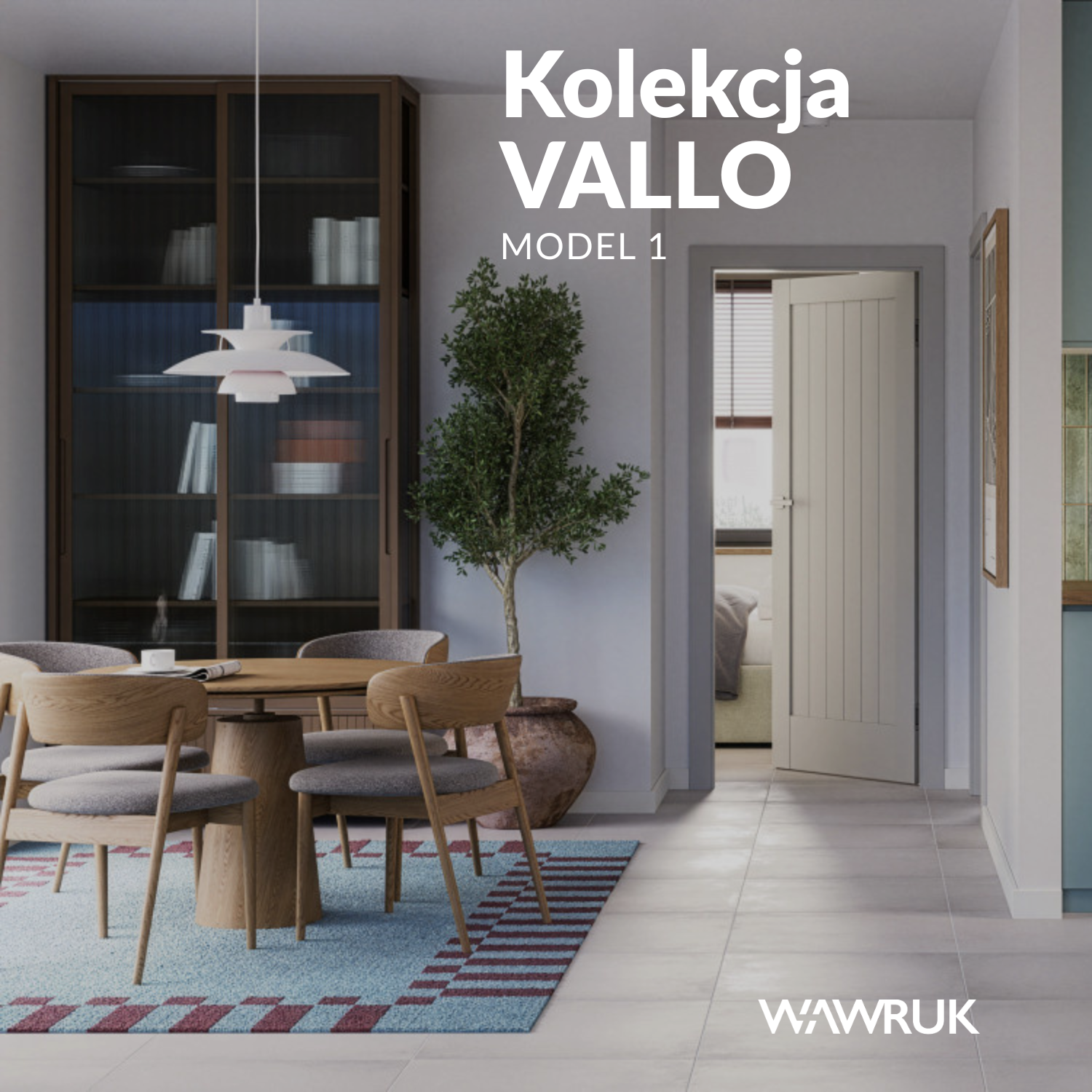 PORTA VALLO — kolekcja drzwi wewnętrznych z pionowymi podziałami