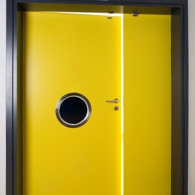 Podwójne drzwi żółte Białystok